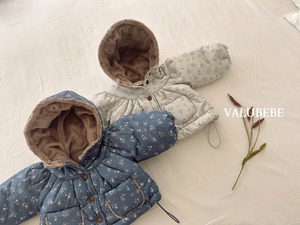 【予約/特典】valu bebe / Blanc Shirred Hooded Jumper