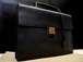 22万◆CELINE セリーヌ A4対応 ビジネス可 レザー ブリーフケース ビジネス バッグ 黒◆都会的でスタイリッシュな雰囲気の上質レザーモデル
