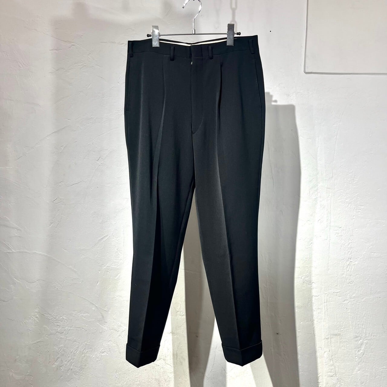 60s Japan Vintage Wool Gabardine 1Tac Slacks