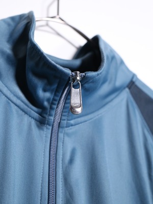 “NIKE” two-tone blue track jacket