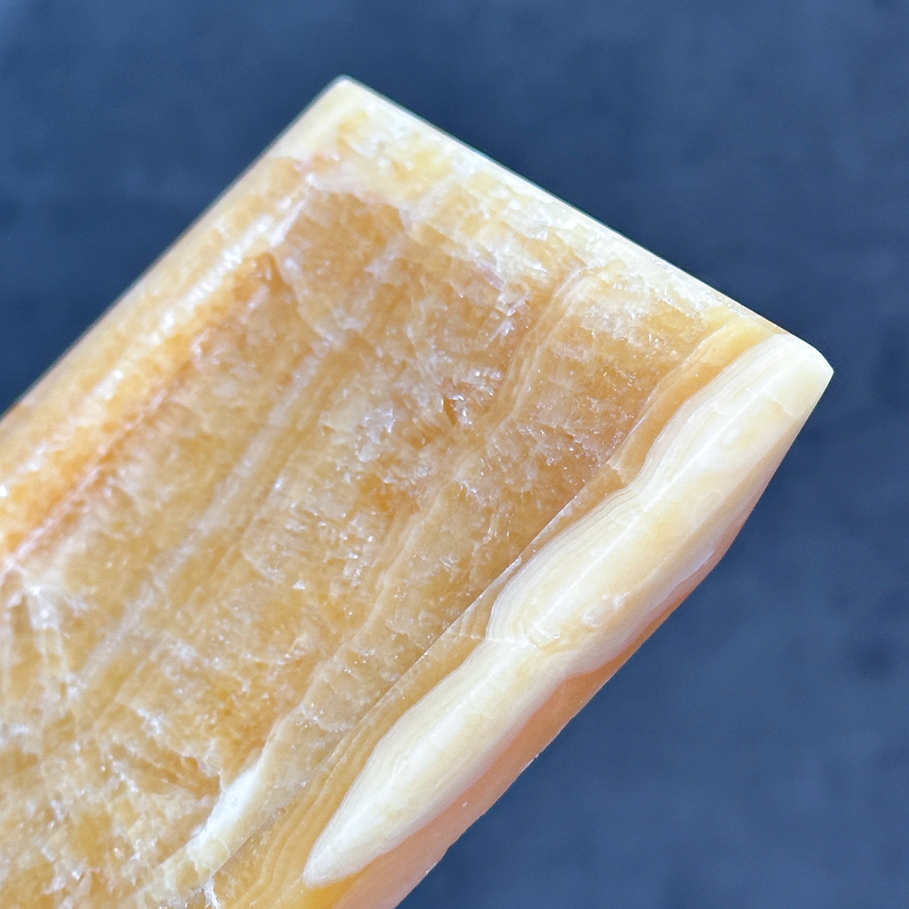 オレンジカルサイトのトレー 01◇ Orange Calcite ◇ 天然石・鉱物