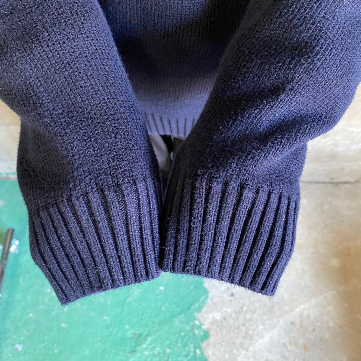 ポロバイラルフローレン ハーフジップ コットン ニットセーター メンズ