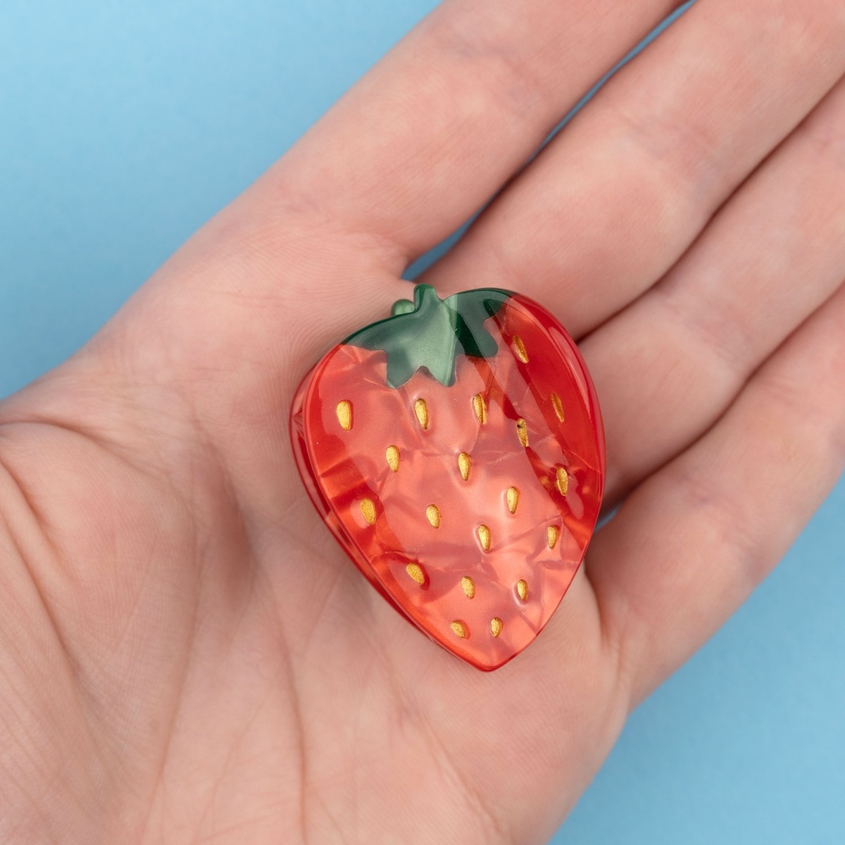 ハンドメイド シュシュ 2757（ジョーゼット 33 ）コーラルピンク 500円 