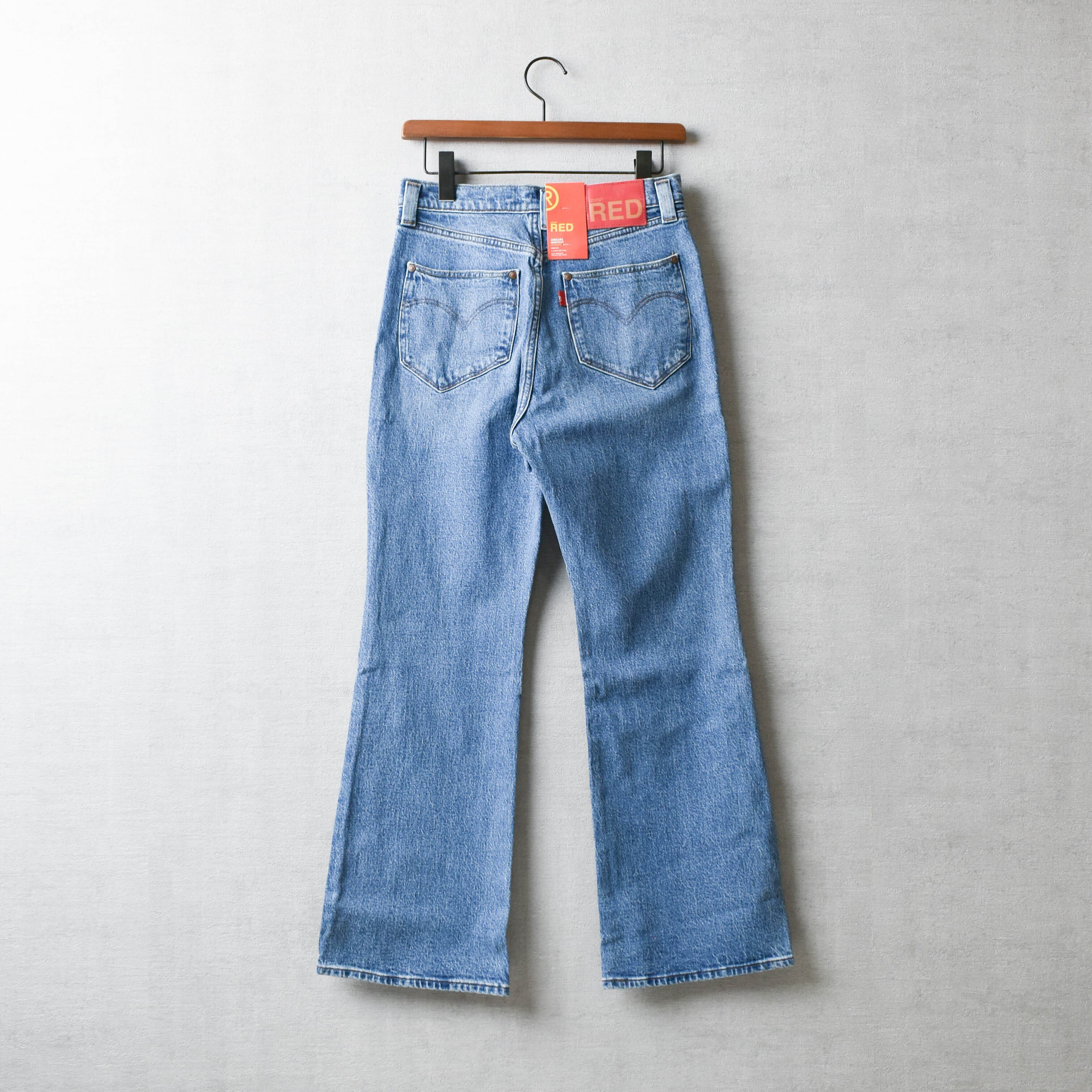 [NEW] LEVI'S RED RIBCAGE BOOT ライトブルー A2680-0002 28inch