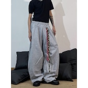 ストリート 迷彩ベルト スウェットパンツ P347