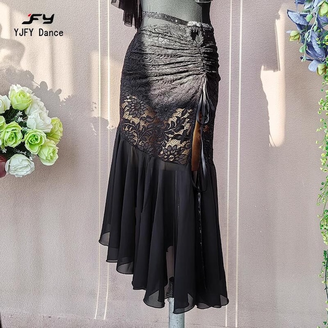 ノワール・レース・スイング スカート ds0752