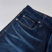 G-STAR RAW ジースター 加工 ストレッチ スキニー デニム パンツ 29 /ボタンフライ/メンズ/革パッチ/濃紺/ネイビー