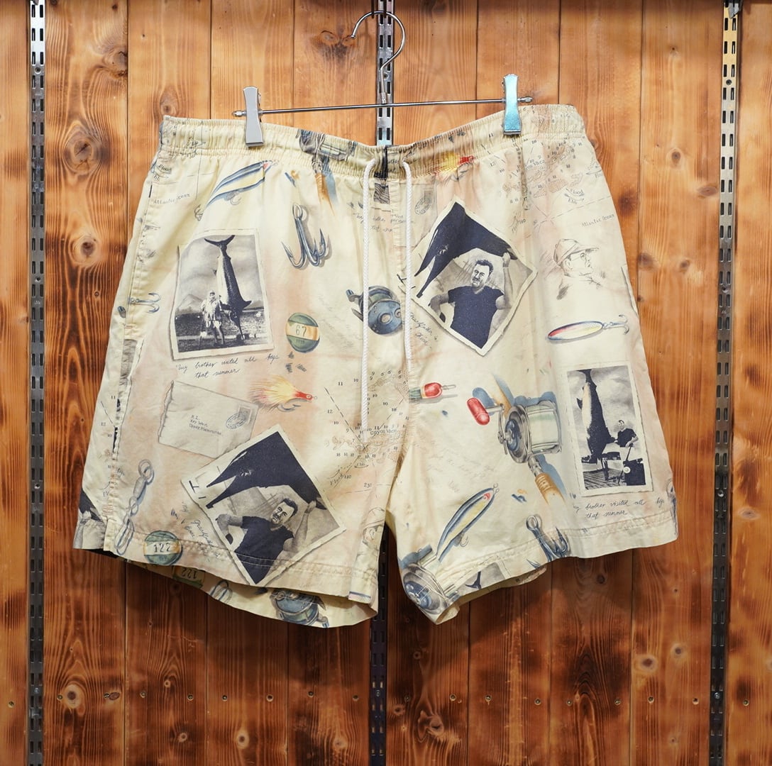 90s polosport ralphlauren ヘミングウェイ ショーツ XL/ポロスポーツ ラルフローレン