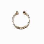 2Ring  Earcuff(2リングイヤカフ）　EMU-013EC2gd