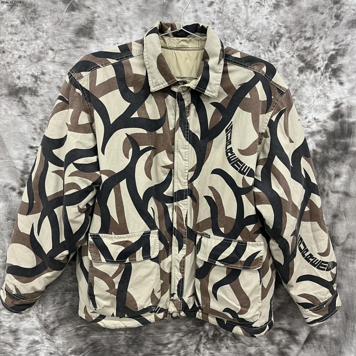 reversible puffy work jacket supreme