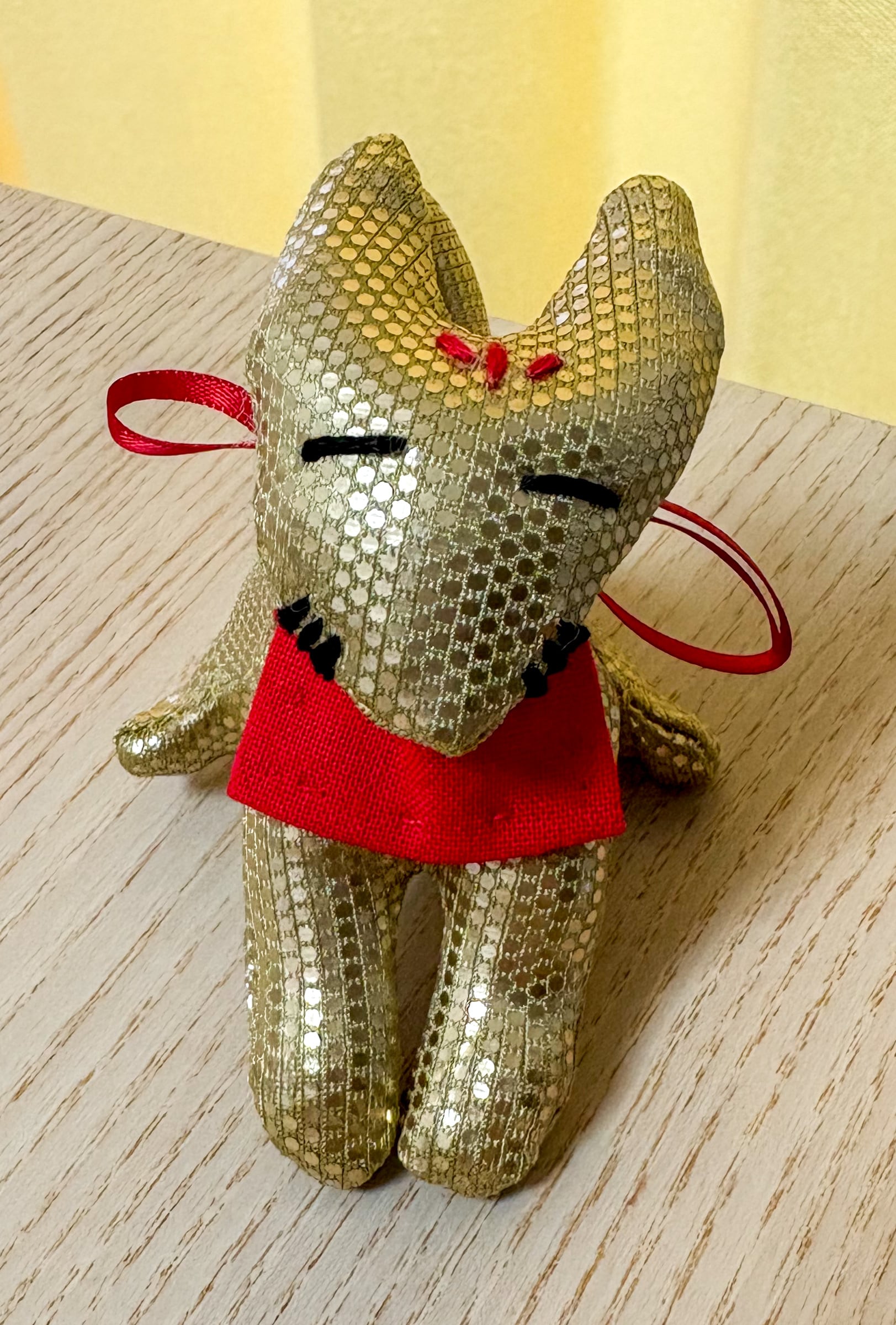 Ｓさま専用商品、金のお稲荷さまのぬいぐるみ