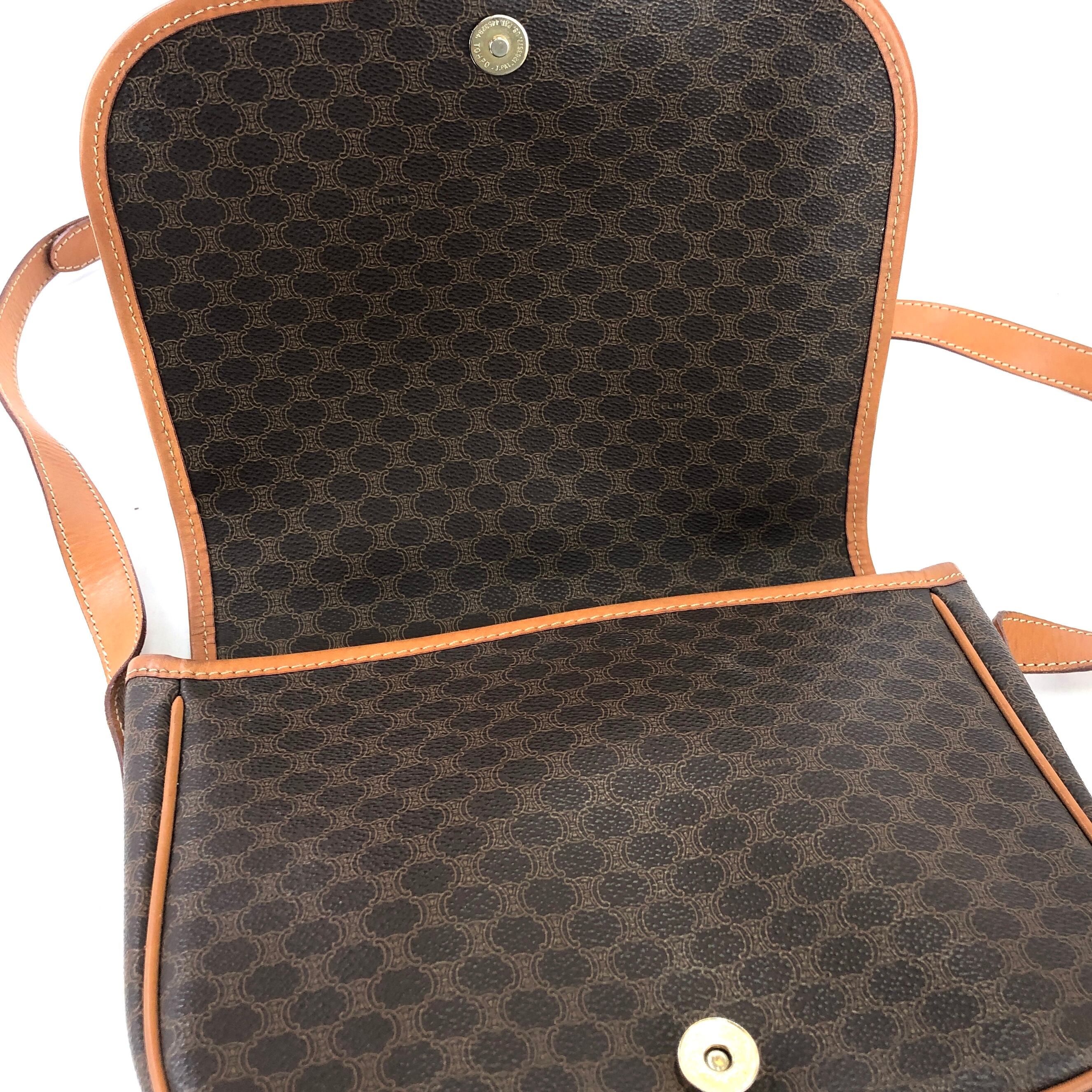 まとめ　オールド　セリーヌ　マカダム　トリオンフ　フラップ　ショルダーバッグ CELINE セリーヌ マカダム フロントベルト フラップ ショルダー