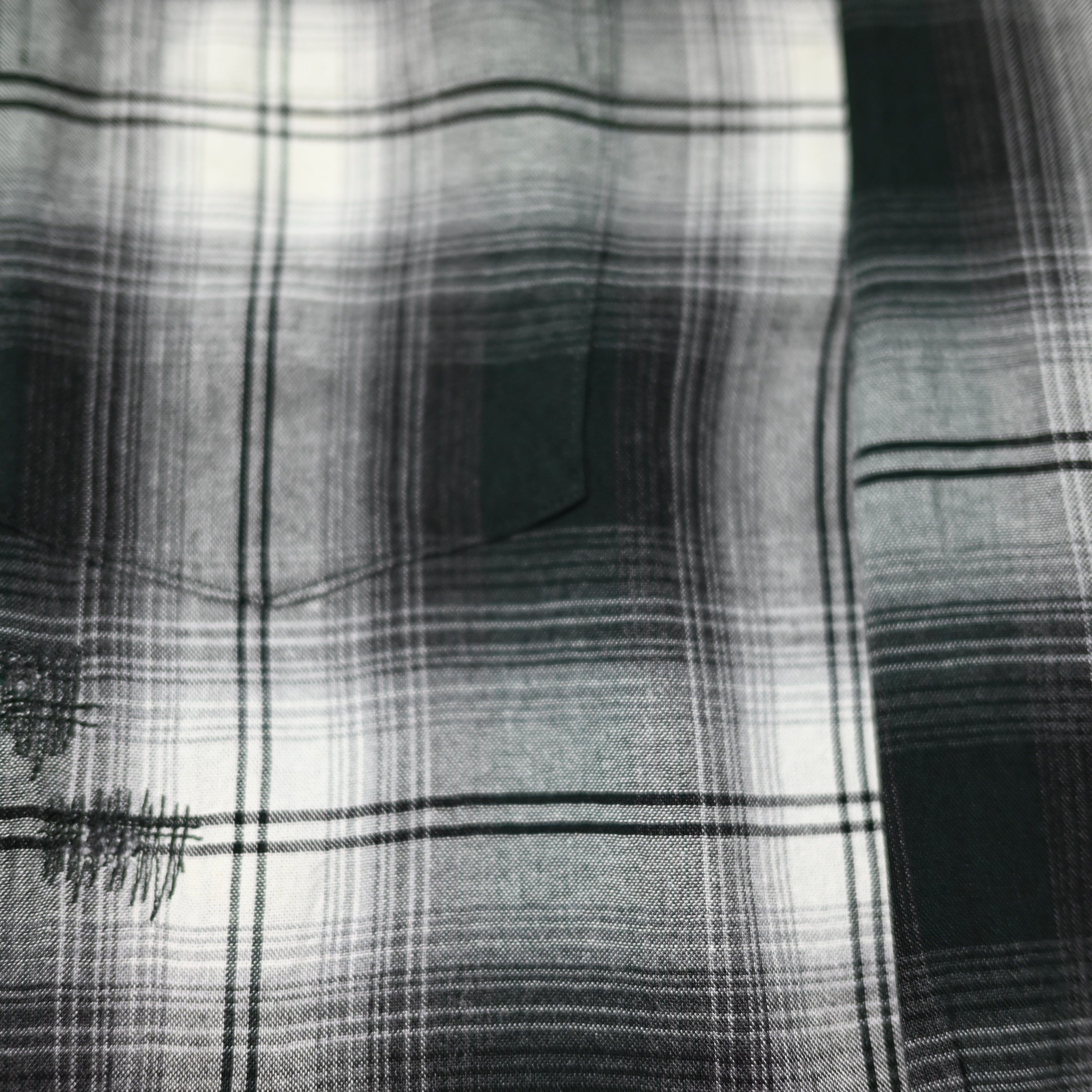 BOWWOW / REMADE RAYON PLAID SHIRT AGED | GANKO