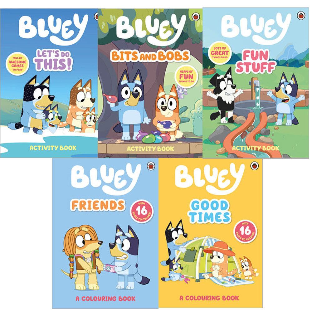 ブルーイとえいごであそぼう!英語ワークなど5冊セット