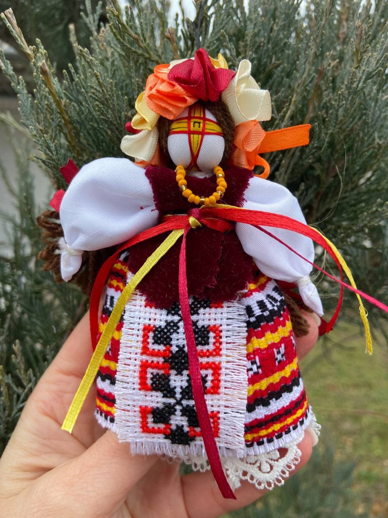 UA.Designer手作りモタンカ（ウクライナの御守り） - 2