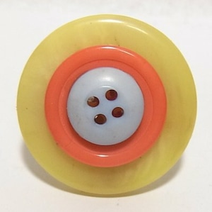 ヴィンテージボタンを使ったリング フリーサイズ 4113R