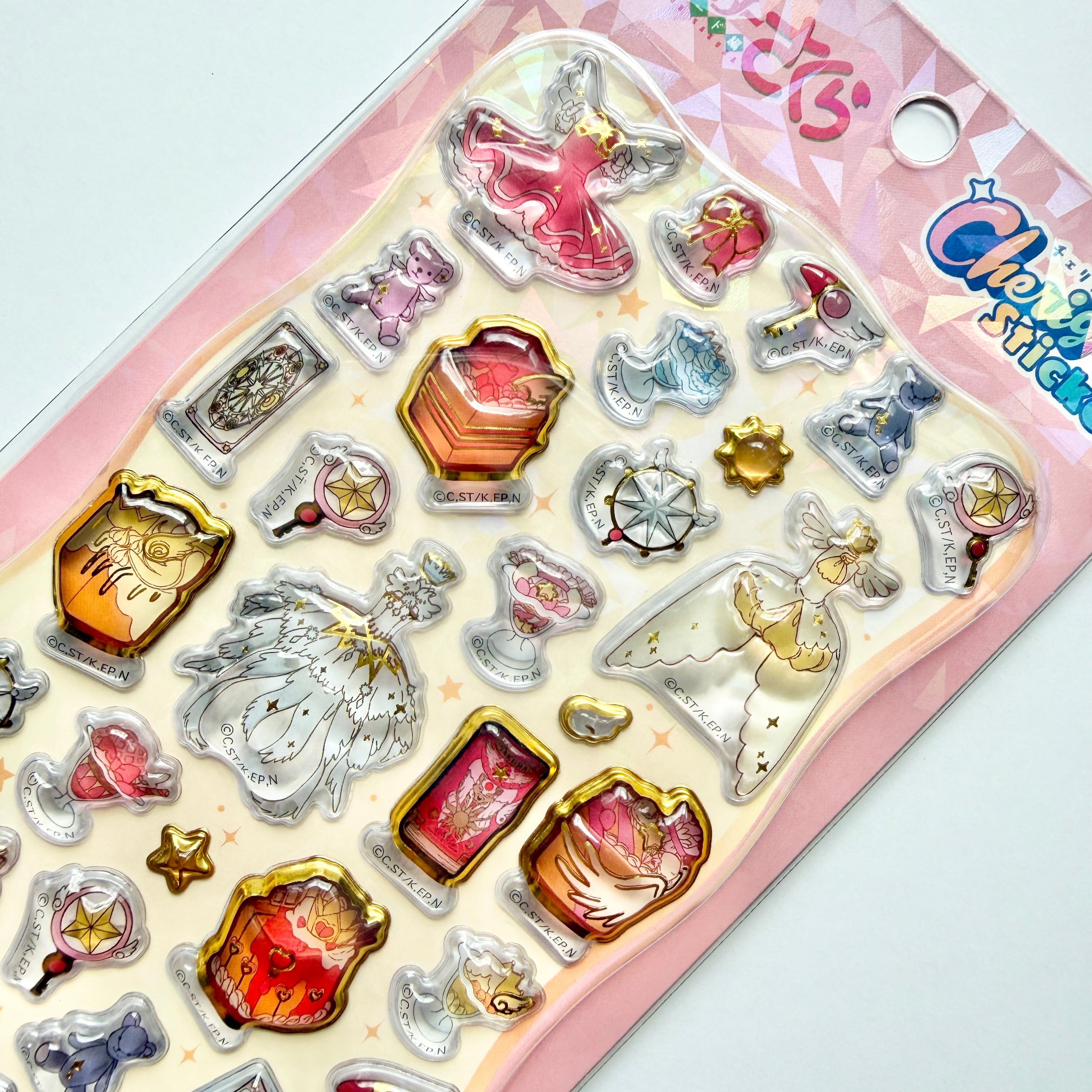 2枚セット】カードキャプターさくら チェリジェムステッカー | Jewelie