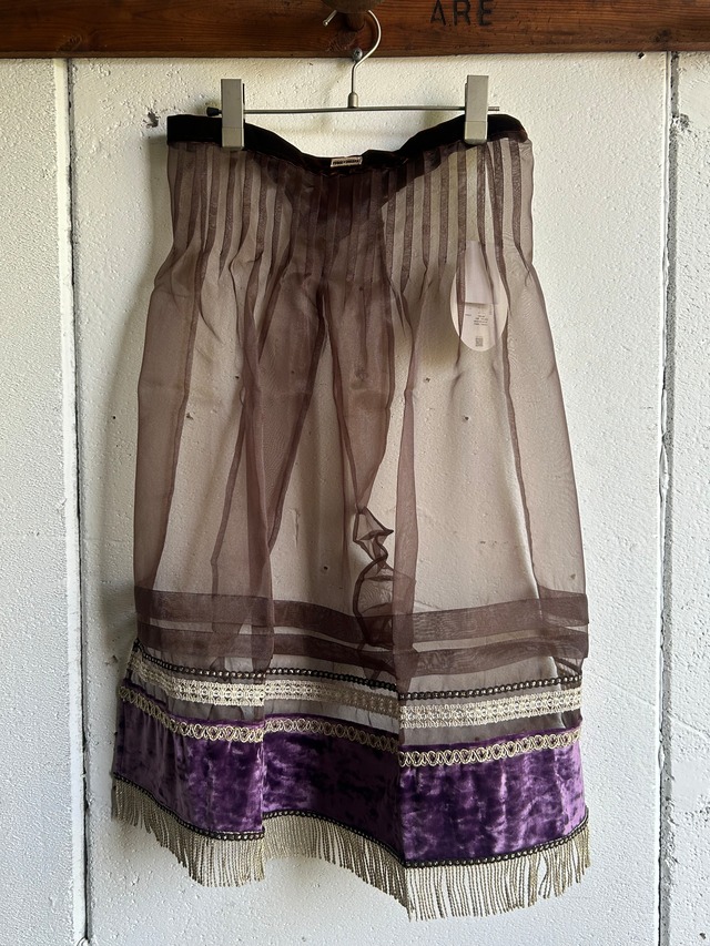 FUMIETANAKA  sheer apron