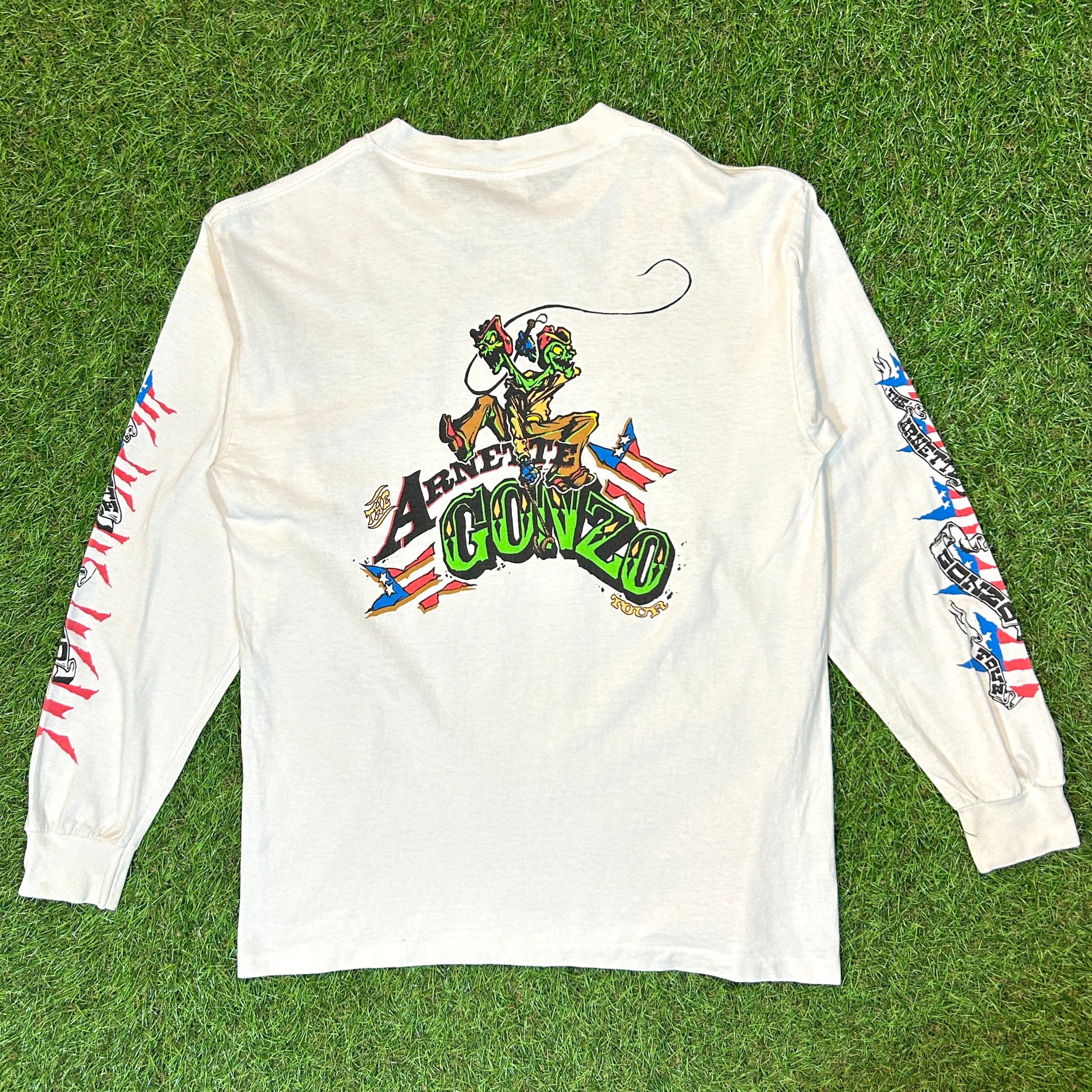 Men's】90s ARNETTE GONZO tour ロングスリーブ Tシャツ / Made In USA