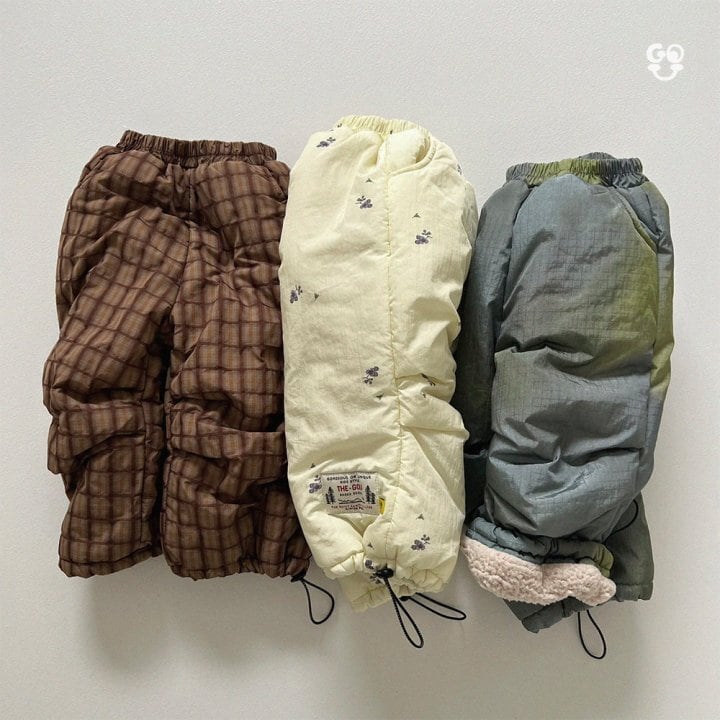 【予約】GO U 中綿ボアパンツ大人