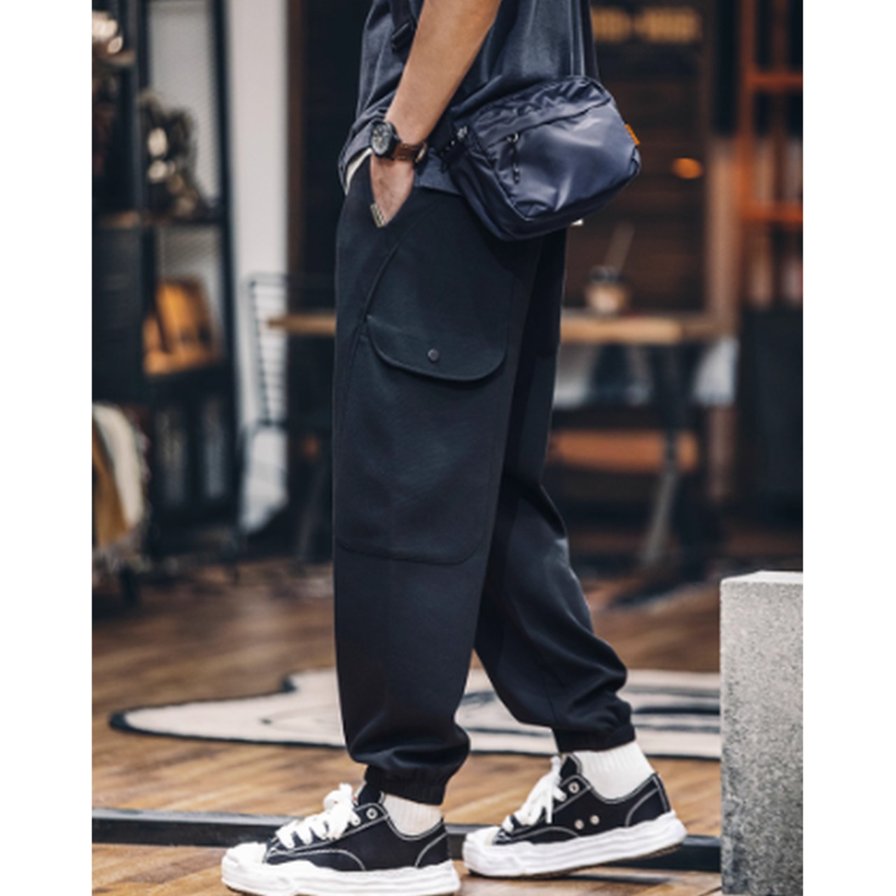 サイドポケット ジョガースウェットパンツ 10160