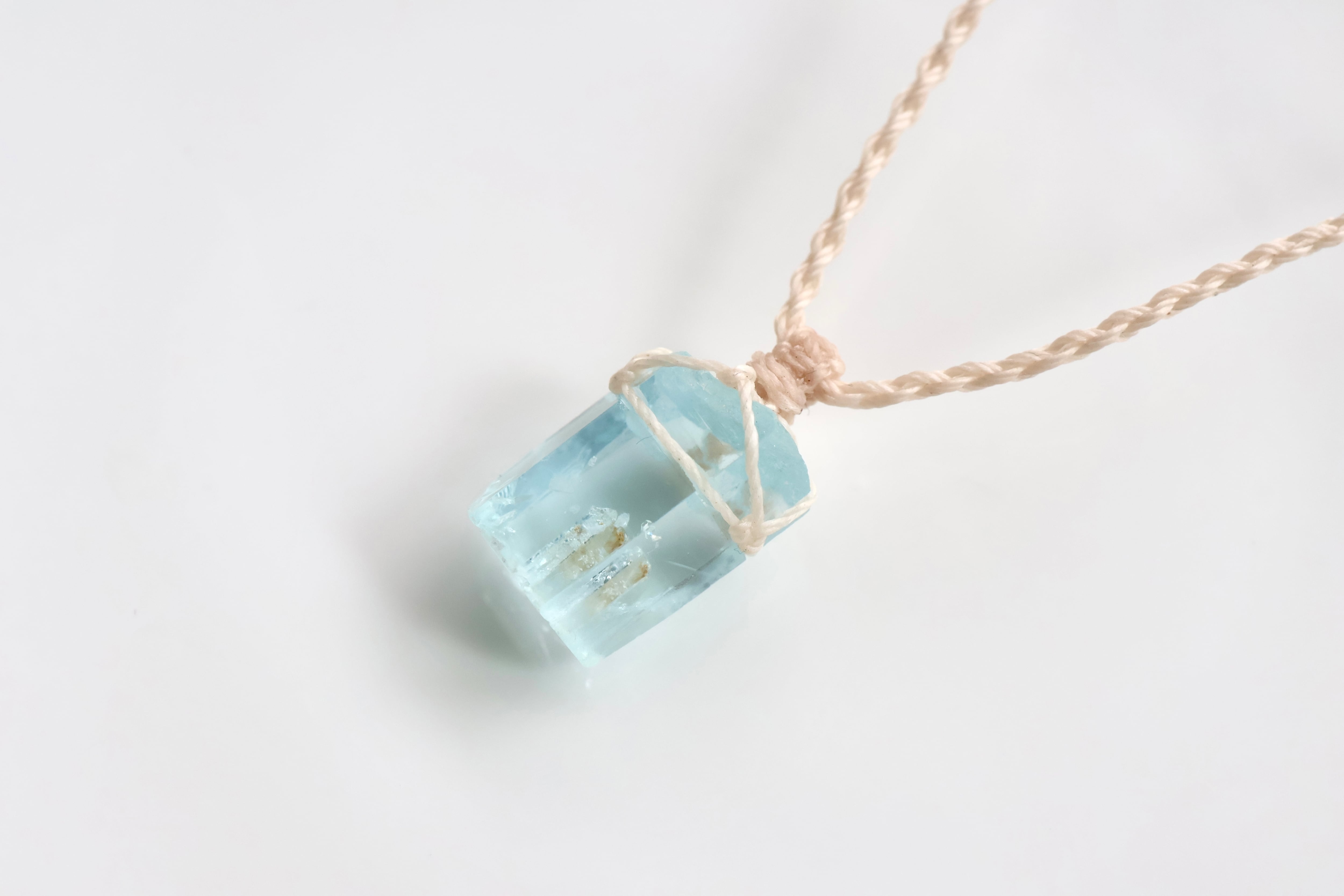 アクアマリンネックレス タプレジュン産 | 石垣島の夜光貝アクセサリー
