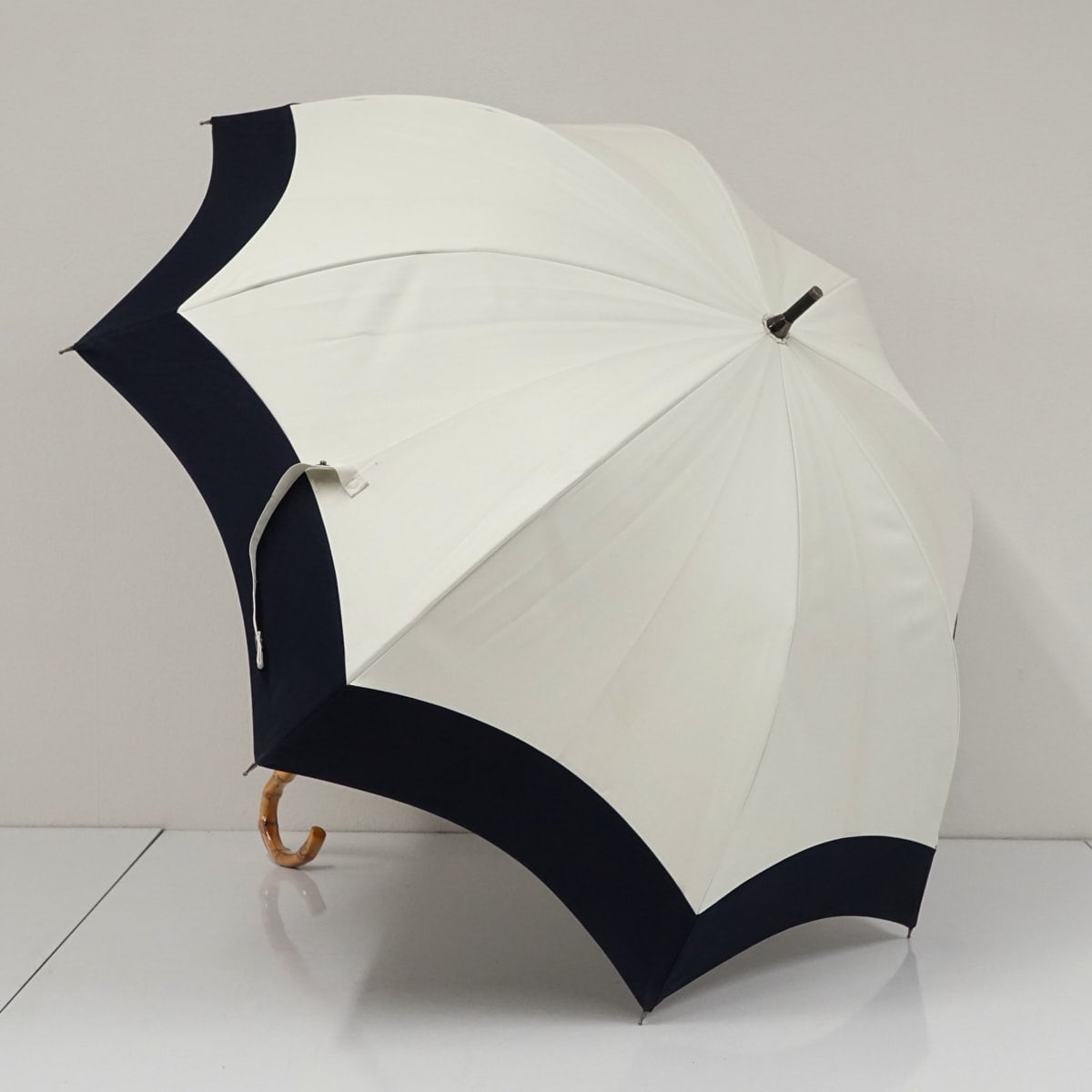 日傘 大森商店 USED美品 綿麻 寒竹手元 高級 47cm S1329 | ウィット