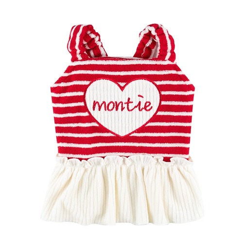 【送料無料期間】お洋服全体に伸縮性があり快適ウェア(RED)