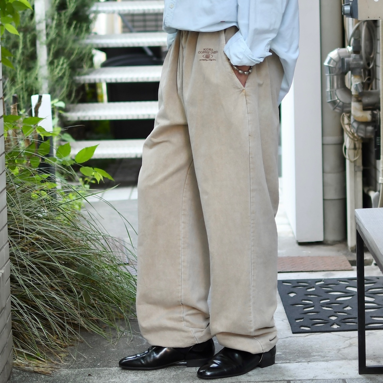 crazy shirts coffee dyed cotton twill easy pants