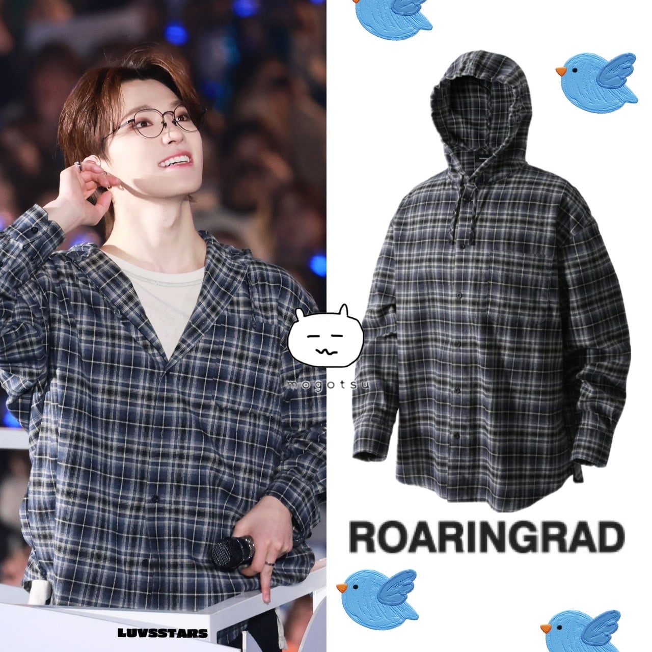 ☆SEVENTEEN ディノ 着用！！【ROARINGRAD】フランネル チェック