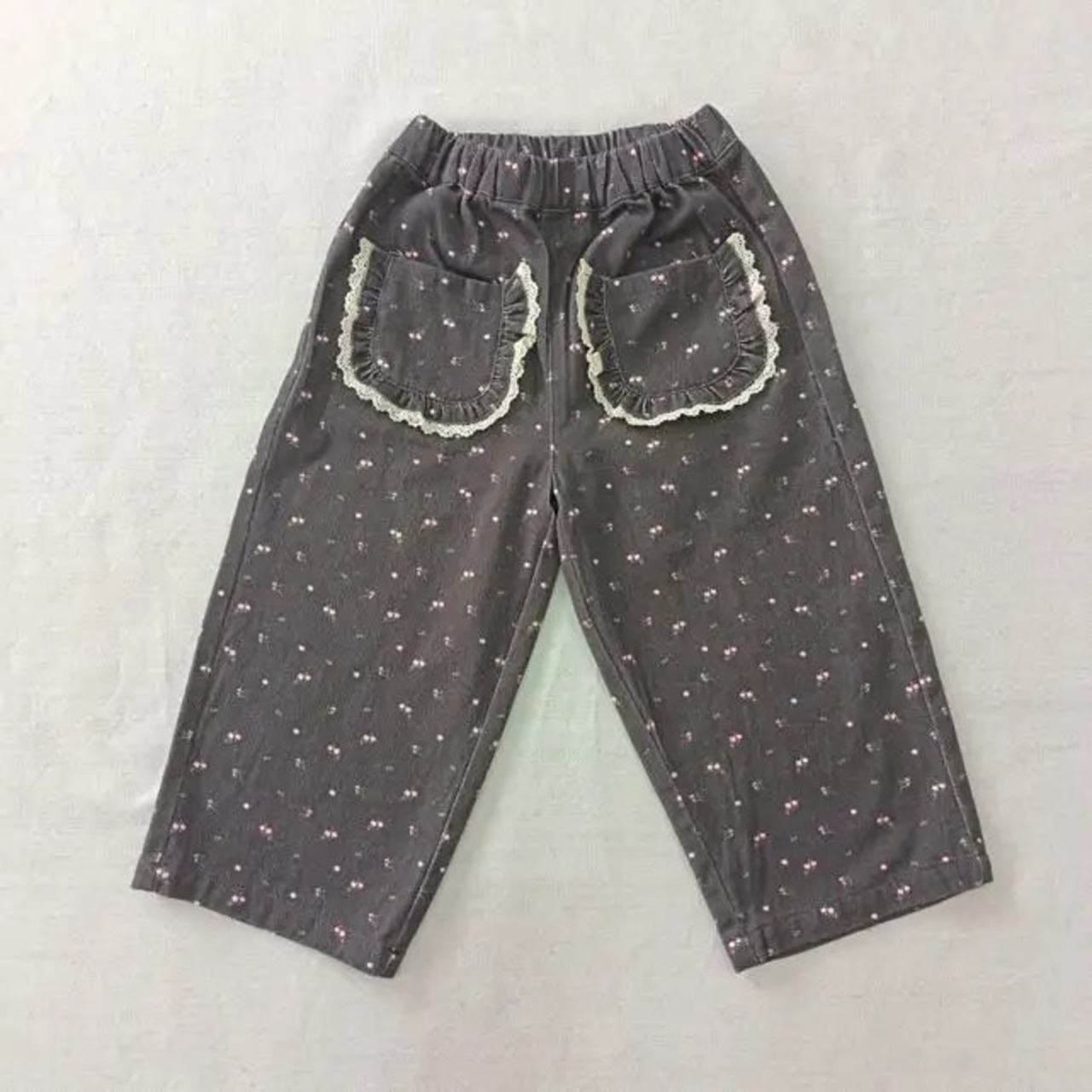 110［即納］mini dot lace pocket pants 26autumn / AIAI
