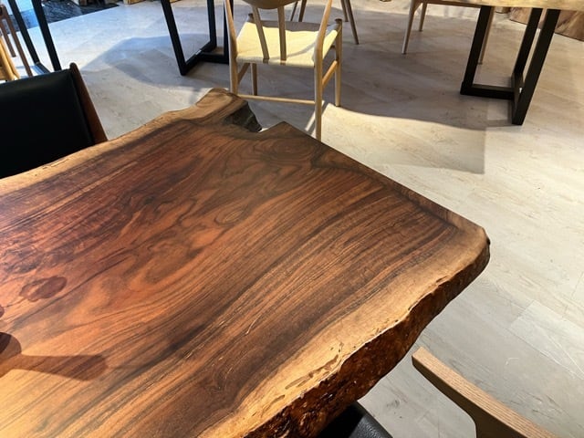 Premium】クラロウォールナット_1720×800-1170×57_青山店_テーブル天板