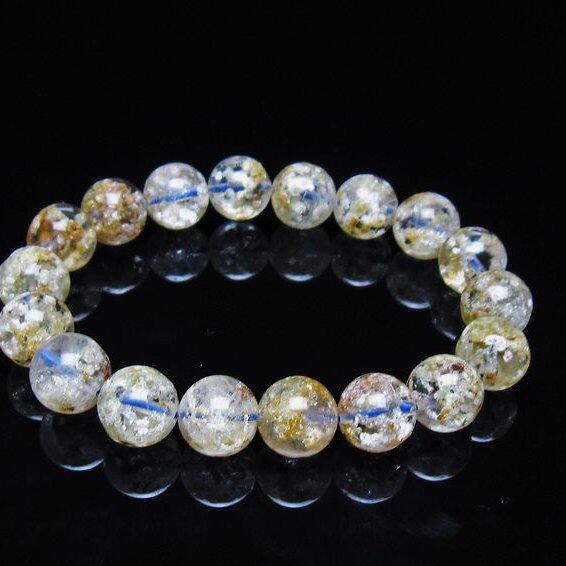 ホワイトガーデンファントムクォーツ ブレスレット 11mm 一点物 メール便可 [M便 1/10] 111-42549