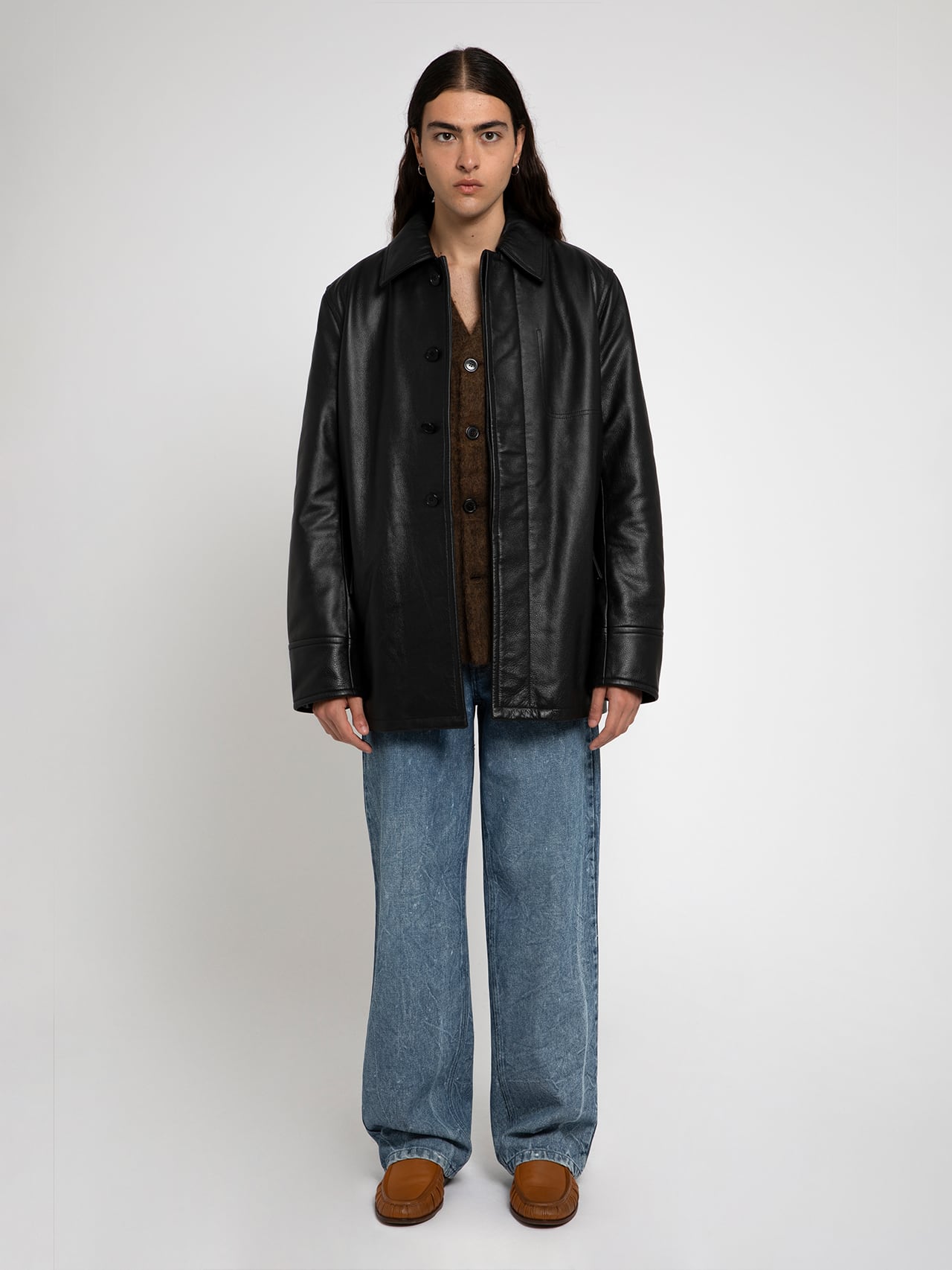 ROLD SKOV ロードスコフ　シャギー　ジャケット ROLD SKOV (ロード スコフ) ARCHIVE JACKET (BLACK) [レザージャケット