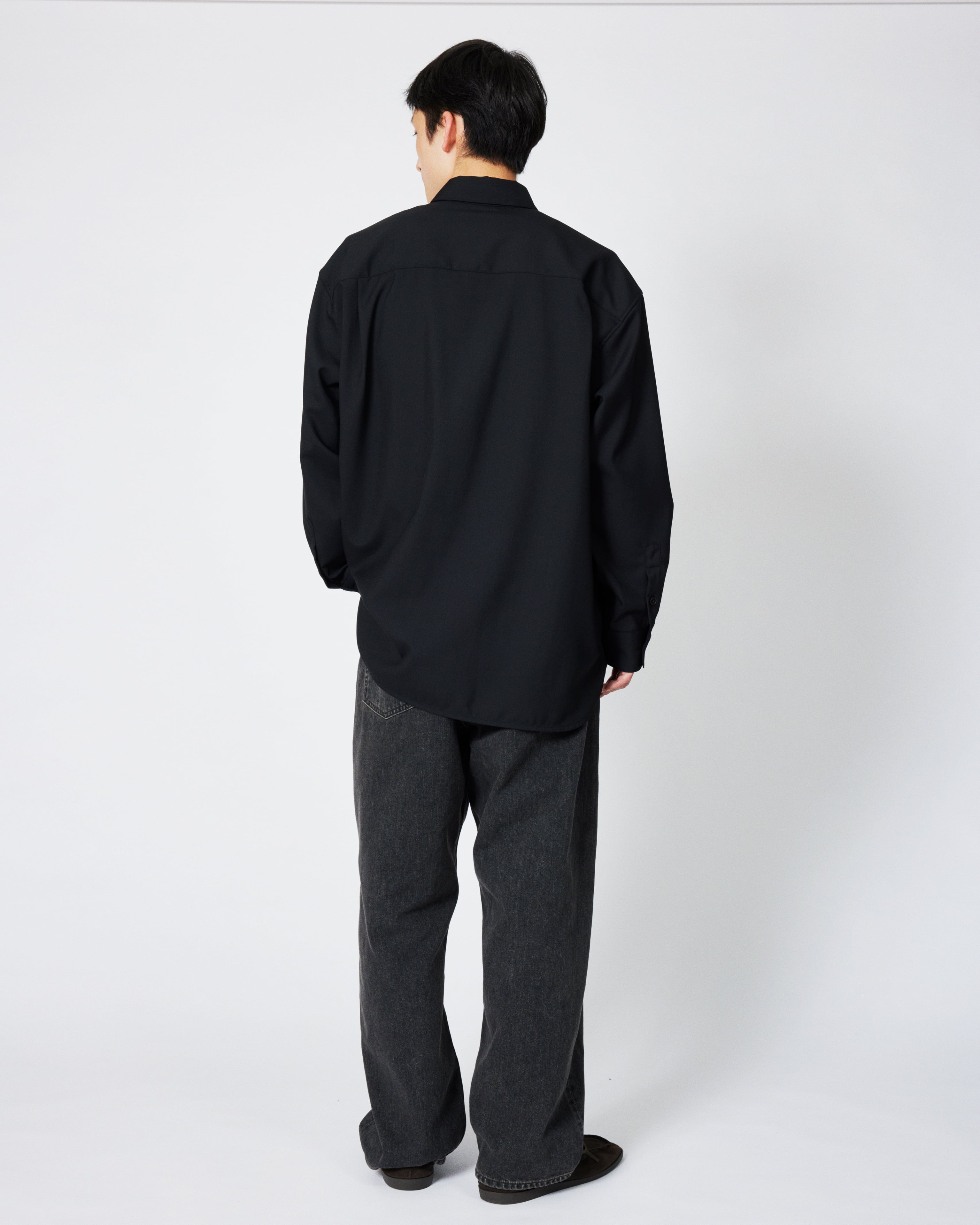 everyone wool shirt (BLACK) | everyone
