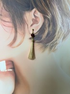精麻ピアス・イヤリング（天然石）フルオーダー