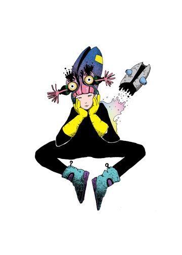 Martian Counterfeit 火星の偽札 Dancer Eating the Night”VELSADU 
