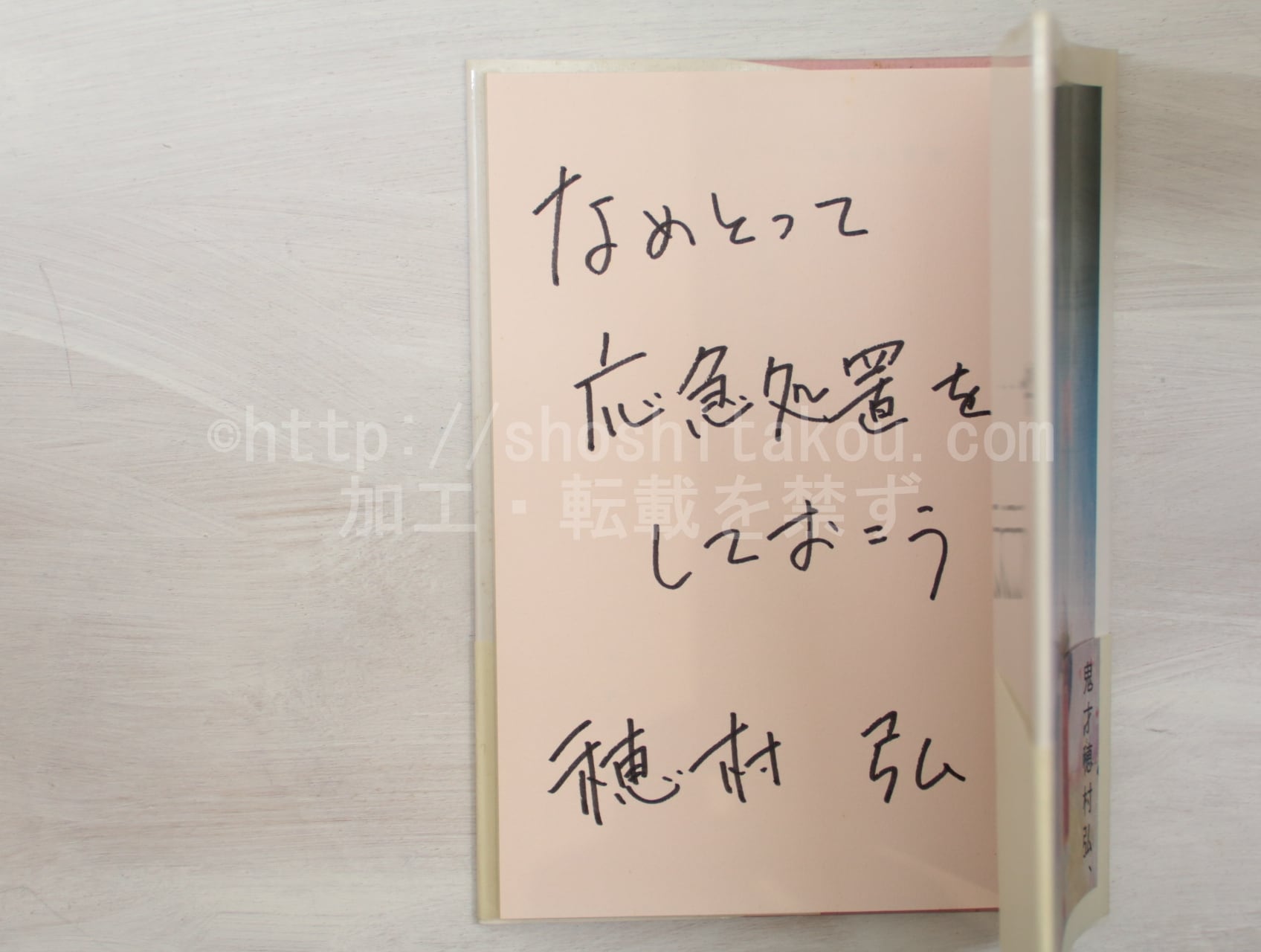 手紙魔まみ、夏の引越し(ウサギ連れ) 初カバ帯 識語署名入 / 穂村弘