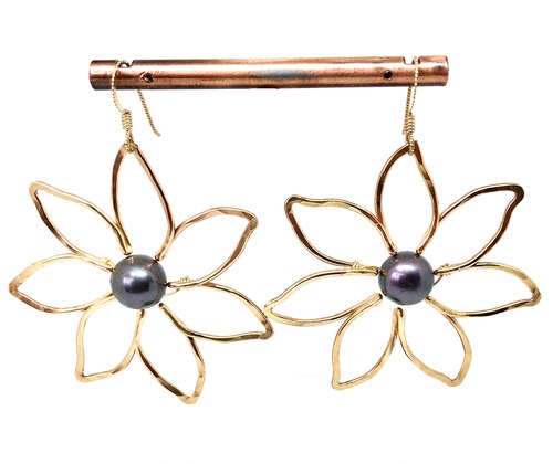 【ピアス】ティアレモチーフ×パール