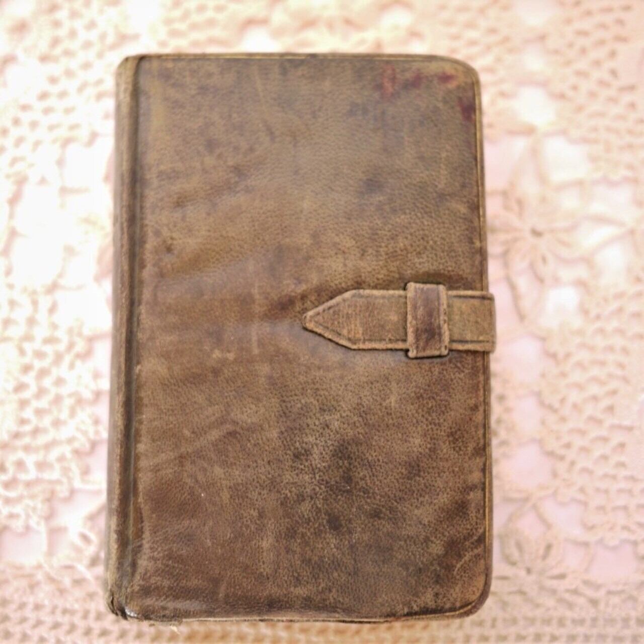 茶色の皮革の祈祷書讃美歌 gottesdienst 1926年