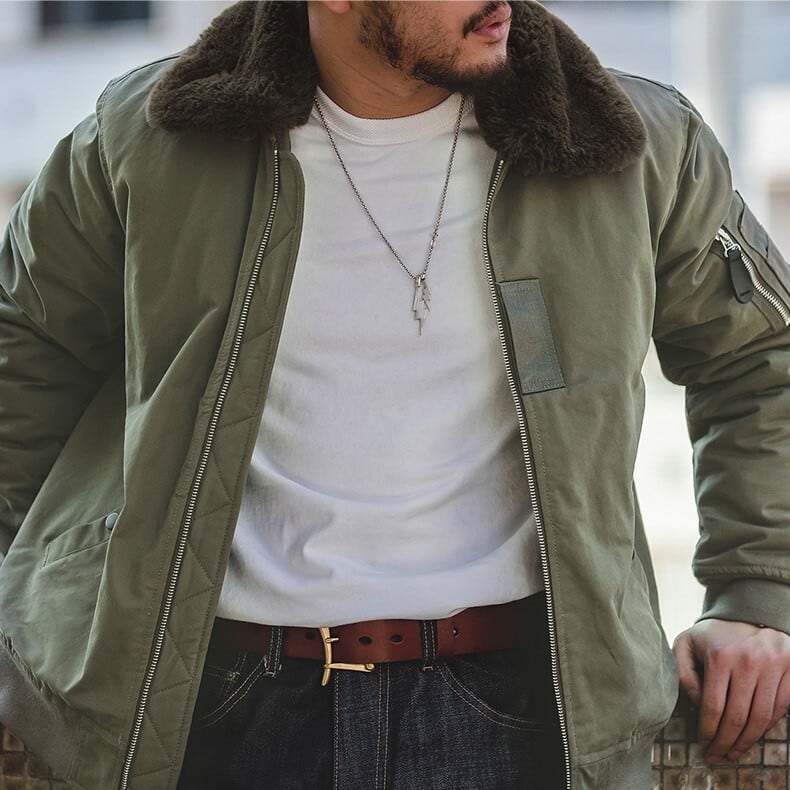 B-15 コットンフライトジャケット中綿入 2色 L0066 | アメカジ SHOP