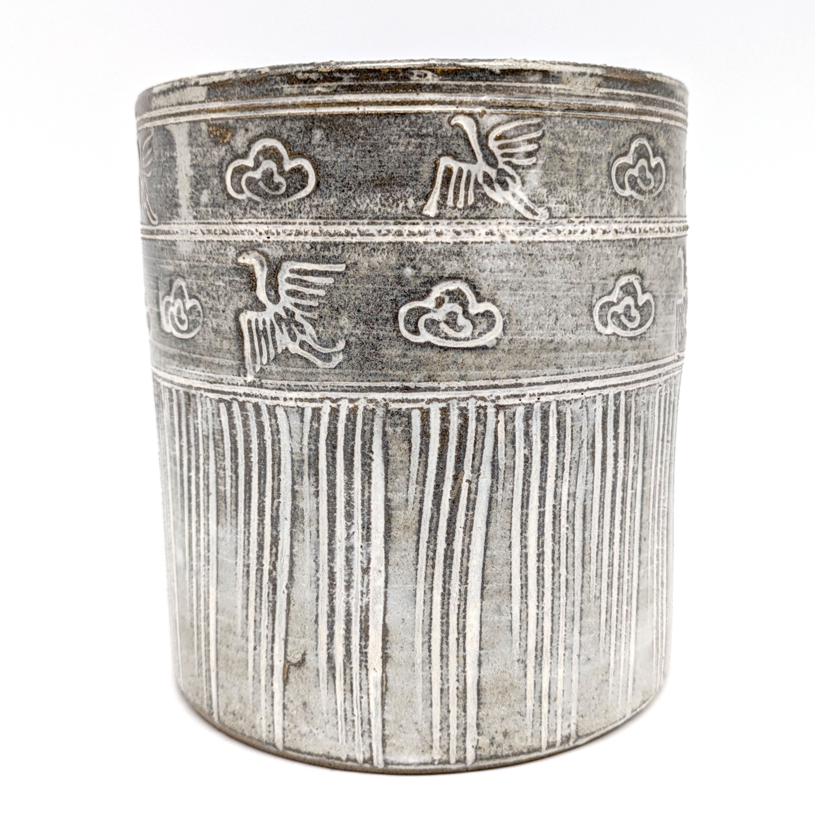 三島手水指し　　在銘　茶道具 三島手・水指・茶道具・No.240820-45・梱包サイズ60