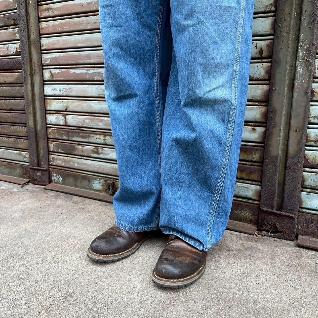 70s USA製 Big Mac オーバーオール ヴィンテージ W108cm XL インディゴ