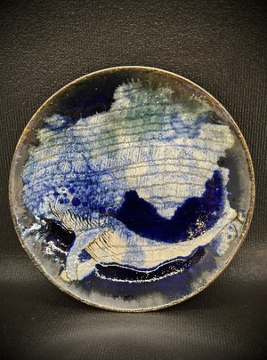 西美紀　｜【流れにのって...】　皿　一点物　