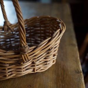 ボート バスケット S〈ラタン・籐・カゴ・収納・ディスプレイ・ランドリー 〉111602