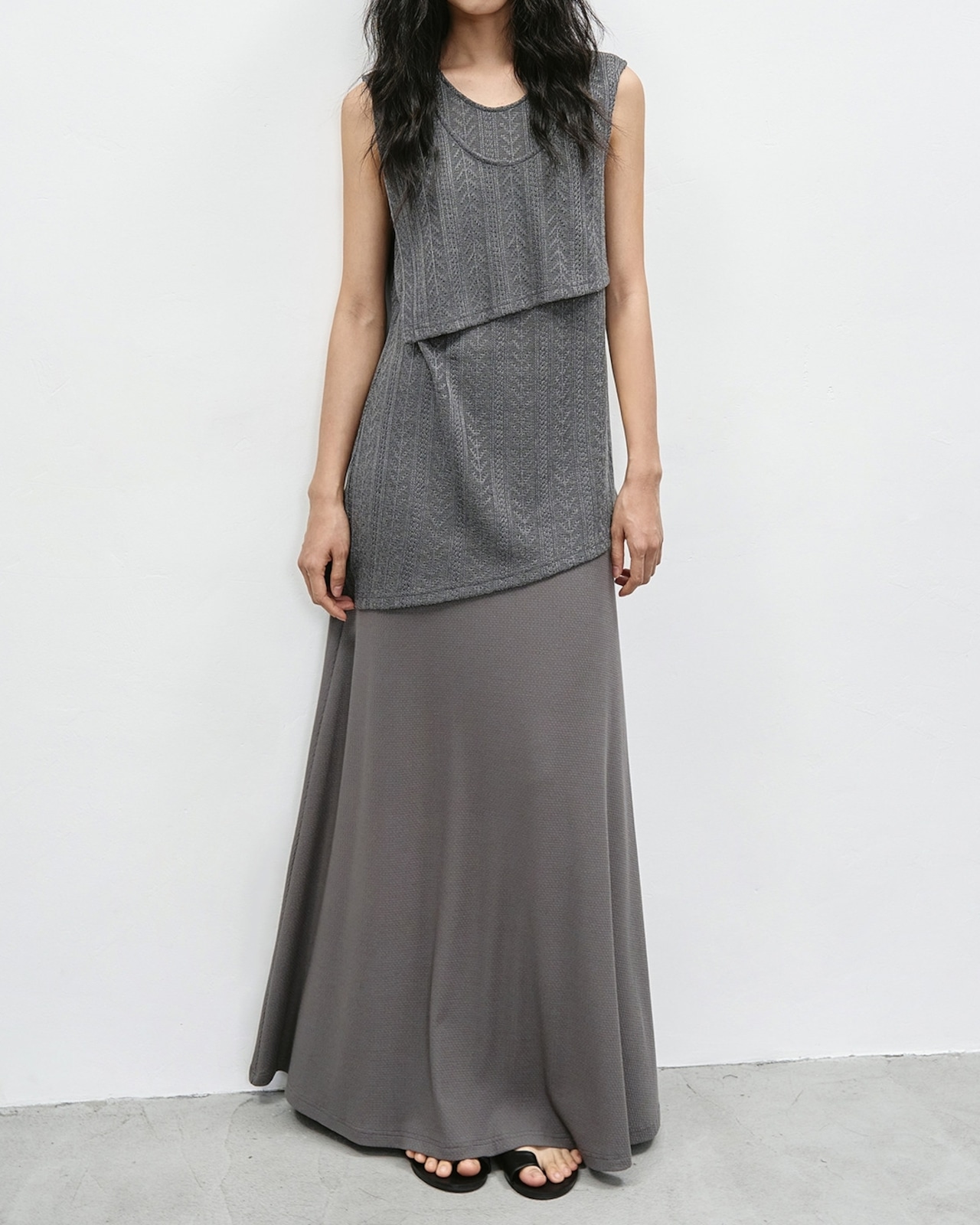 Nuance a-line flare skirt L0149