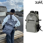 【X-girl】OVAL LOGO BACKPACK【エックスガール】