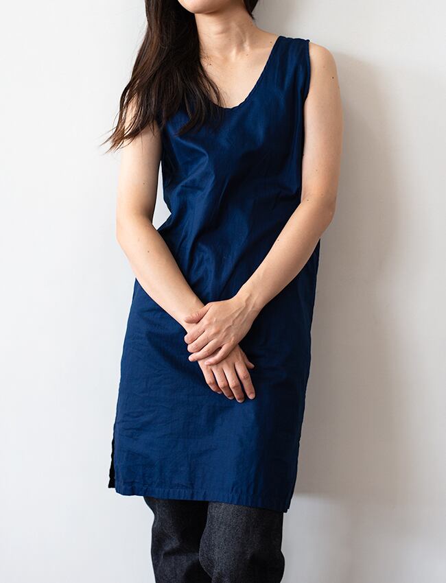 aulico : TANK TOP LONG (Narrow Fit) / NAVY