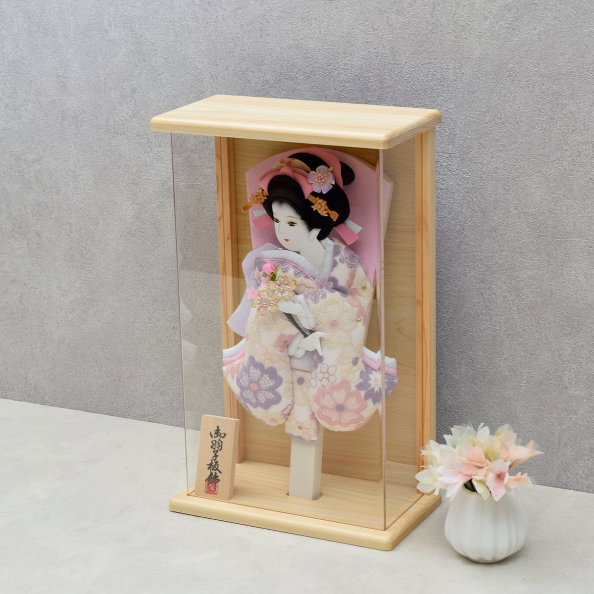 押絵羽子板飾り【花音】｜おしゃれ｜モダン｜今どき｜コンパクト