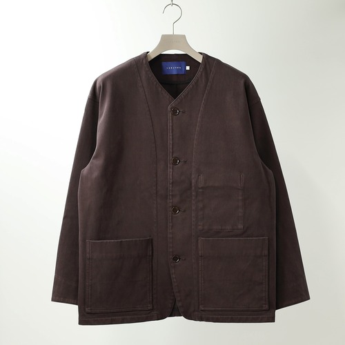 CURLY&Co./KNIT DENIM COVERALL JACKET